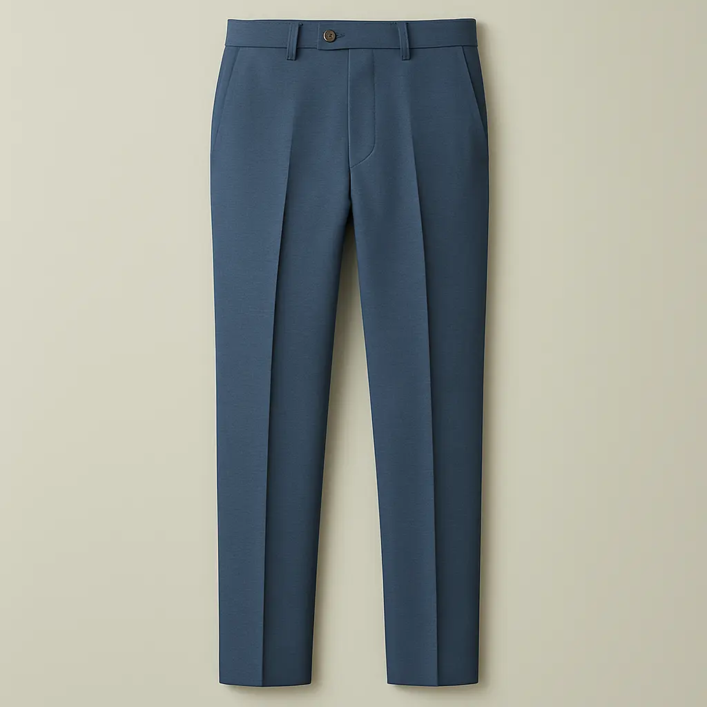 Navy Tailored Trousers 