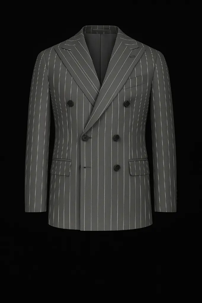 Grey Stripe Blazer