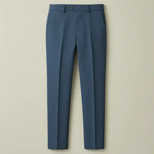Navy Tailored Trousers 